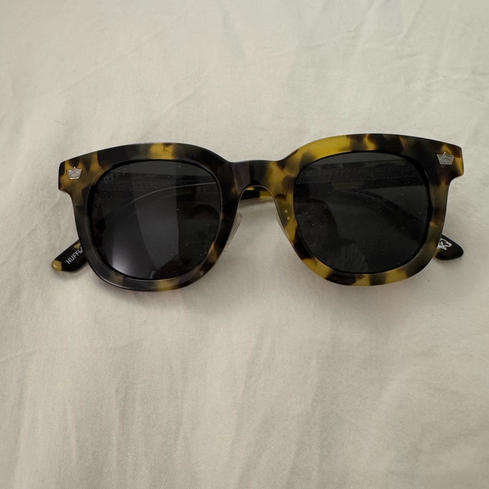 Diff Eyewear Black and Brown Sunglasses
